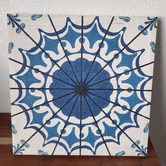Pinwheel compass art canvas home decor - Picture 1 of 2